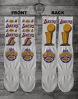 Los Angeles Lakers Nba Championship Socks - Ourt