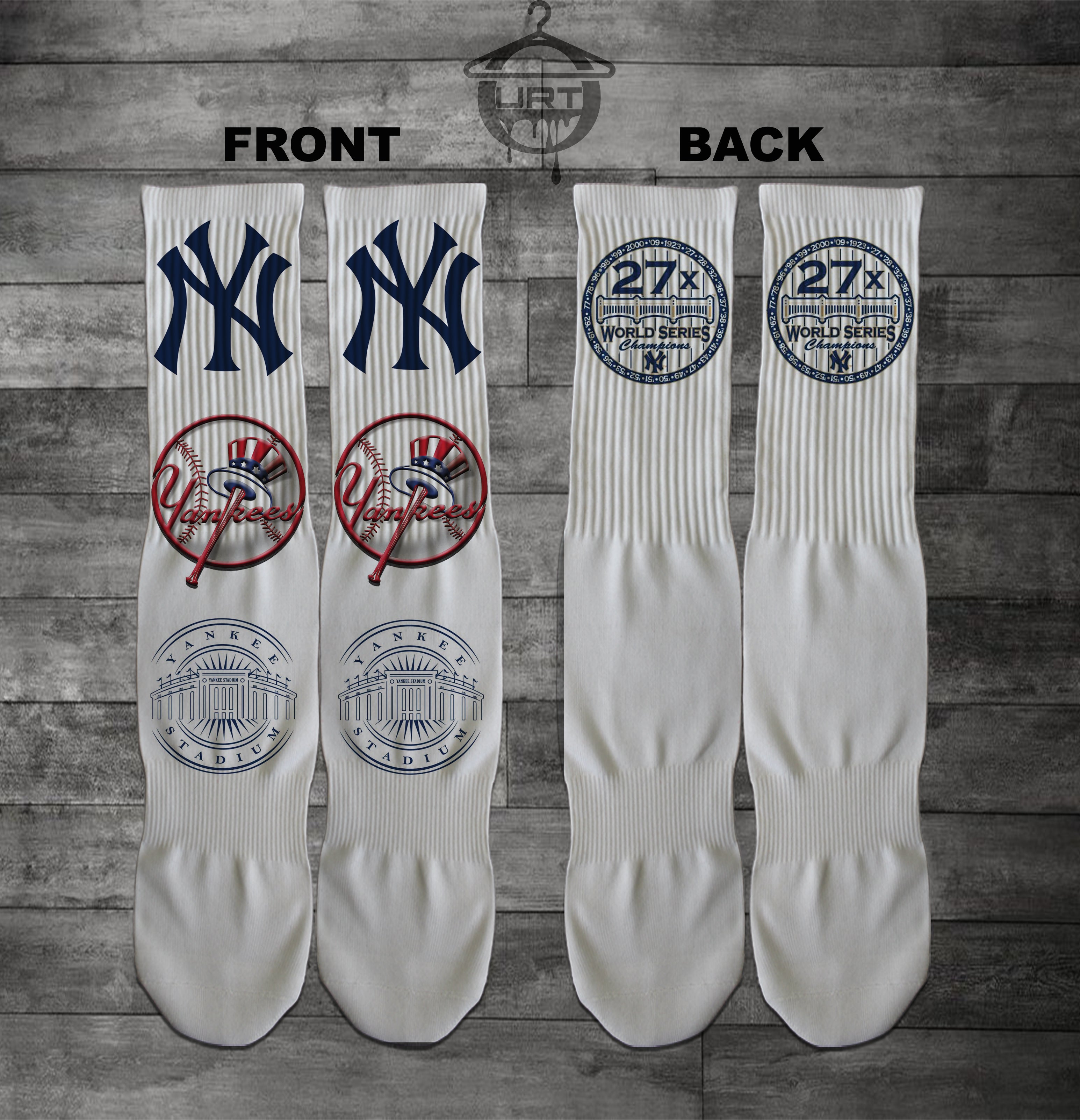 Custom New York Yankees Socks - Ourt