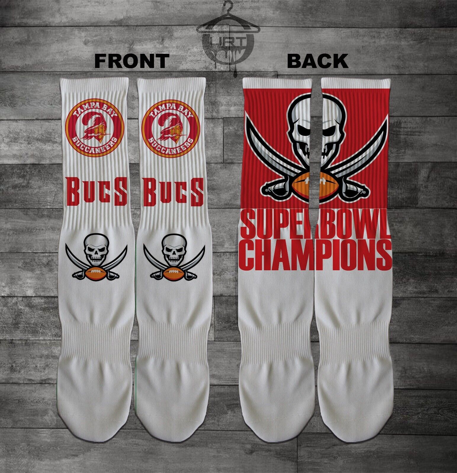 Tampa Bay Buccaneers Super Bowl Socks - Ourt